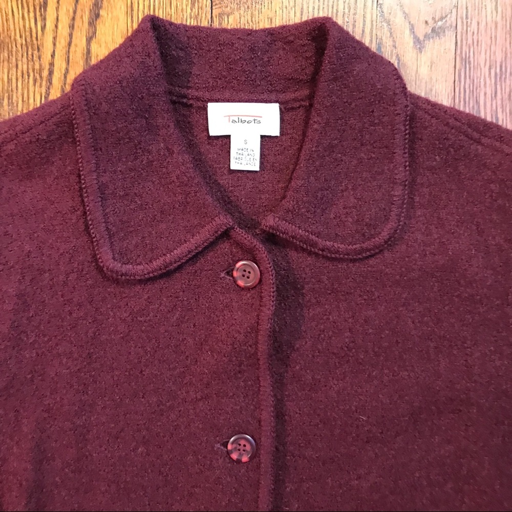 Talbots Collared Jacket Coat - Picture 4 of 6